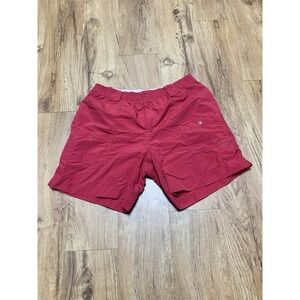 Aftco Bluewater Original Fishing/Boating Shorts Cherry Red Men's Size 38 Flaw